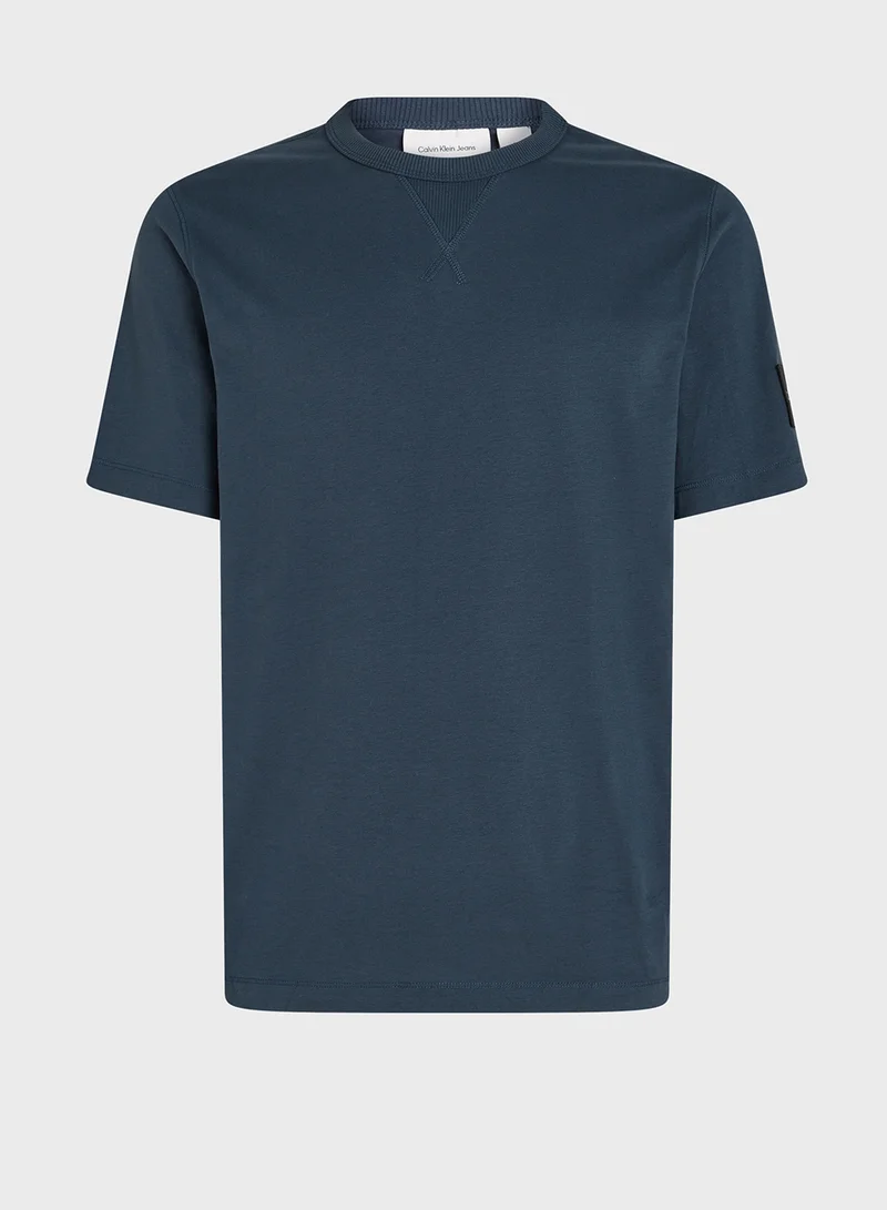 Calvin Klein Jeans Logo Print Crew Neck T-Shirt