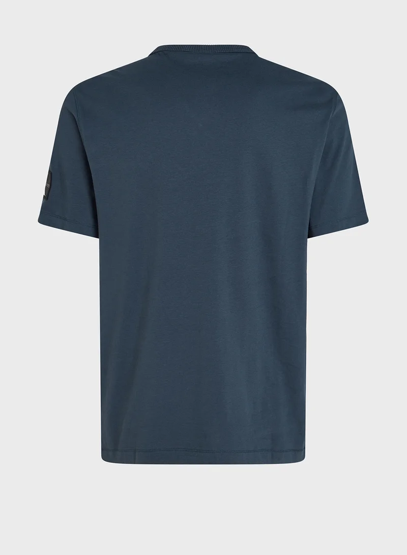 Calvin Klein Jeans Logo Print Crew Neck T-Shirt