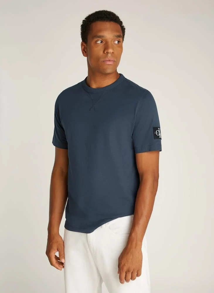 Calvin Klein Jeans Logo Print Crew Neck T-Shirt