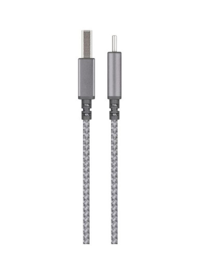 موشي كابل USB من النوع ايه إلى USB من النوع سي رمادي - Image 2