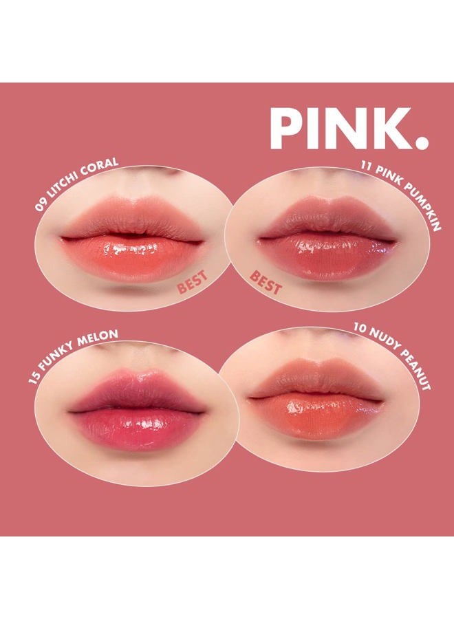 rom&nd ROMAND Juicy Lasting Tint F/W Colors 4 Shades (11#PINK PUMPKIN) - Image 5