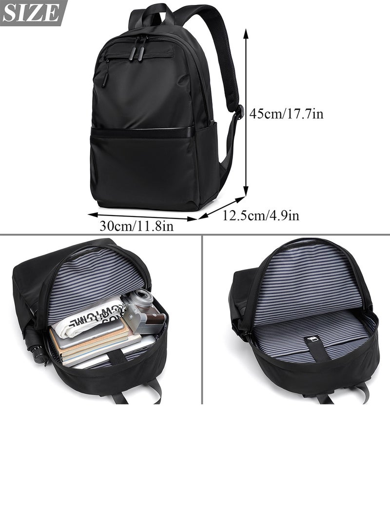 Laptop Backpack Travel Backpacks for Men Women Work Backpack College School Backpacks Fits 15.6 Inch Laptop Computer Backpack Bookbag Gift(Black) - Image 2