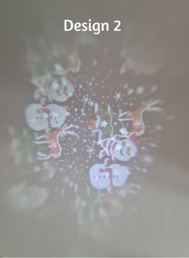 Christmas Tree Topper Lighted LED Rotating Projector 3D Glitter Gold Star Tree Topper for Christmas Tree Decorations-3 Modes (USB Powered) - Image 5