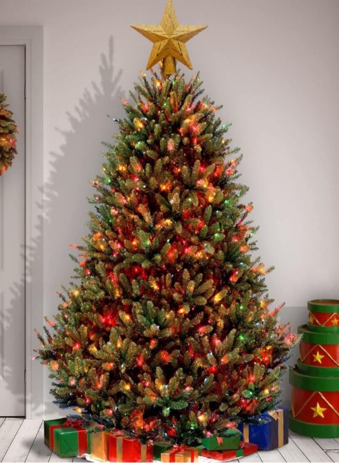 Christmas Tree Topper Lighted LED Rotating Projector 3D Glitter Gold Star Tree Topper for Christmas Tree Decorations-3 Modes (USB Powered) - Image 3