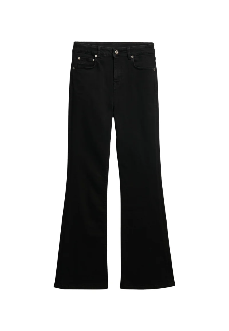 Superdry Organic Cotton Mid Rise Flare Jean