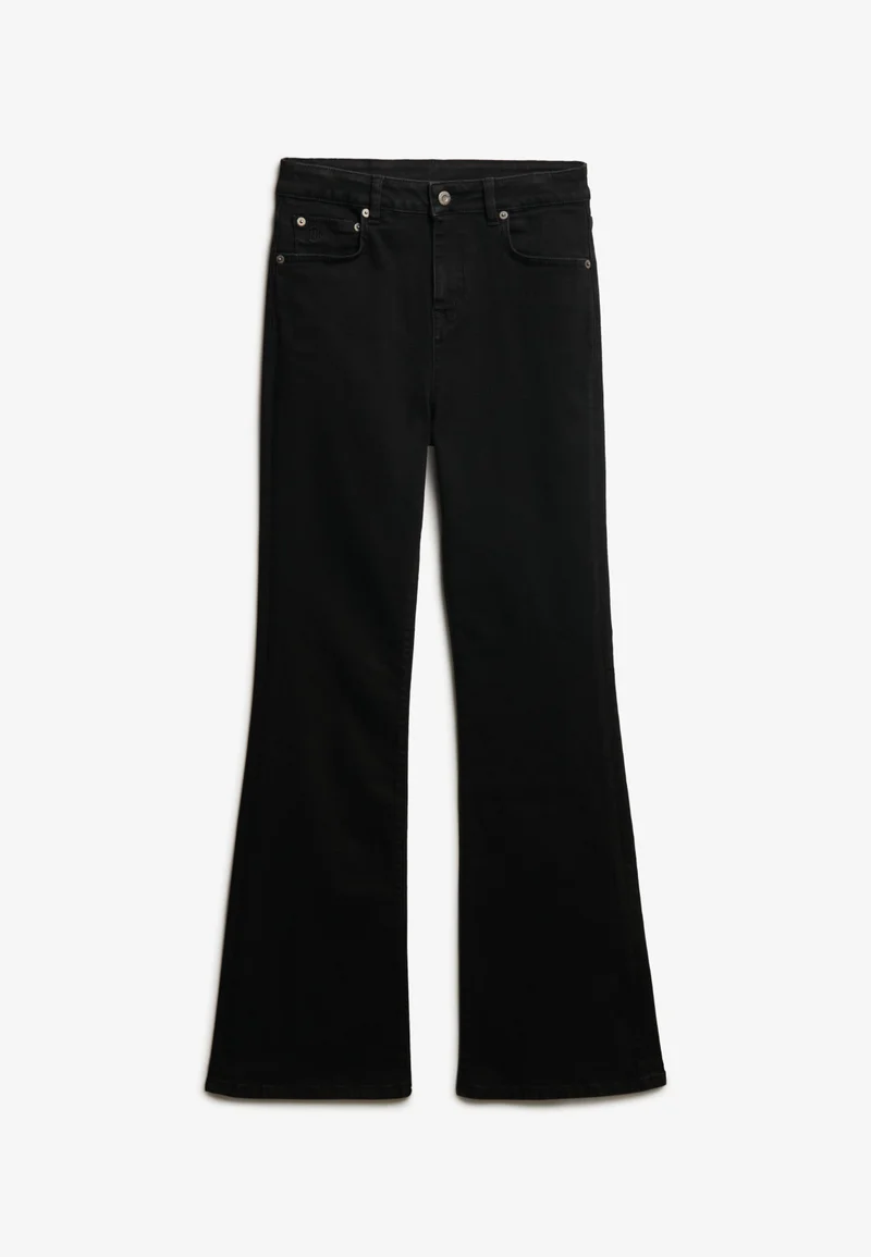 Superdry Organic Cotton Mid Rise Flare Jean