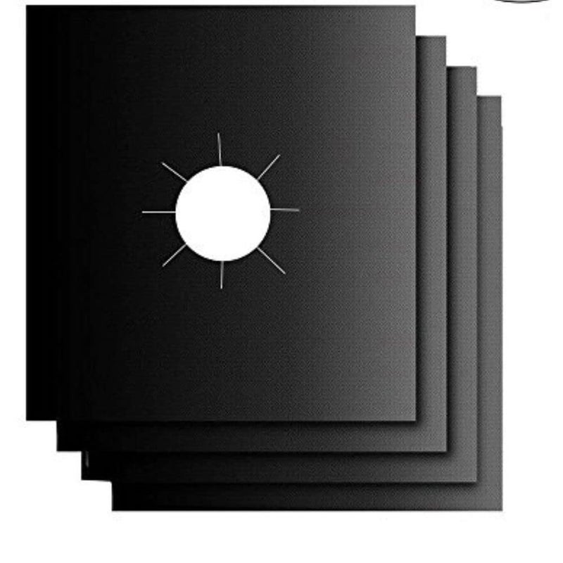 SHIV HOME WORLD Stove Burner Covers Gas Hob Range Protectors Stove Liner Cover Cleaners Gas Stove Mats for Fast Kitchen Cleaning Pack of 4  - Image 2