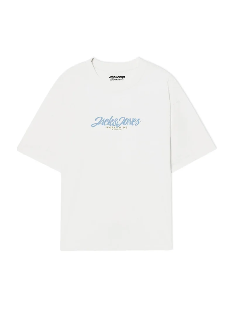 JACK & JONES Jortavira Crew Neck Printed T-Shirt