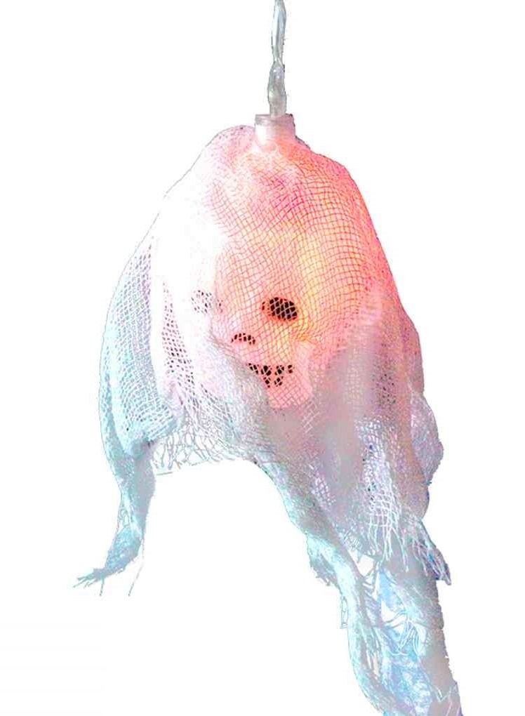 Salla Halloween Ghost Skull LED String Lights Multi-Colour 165cm - Image 1