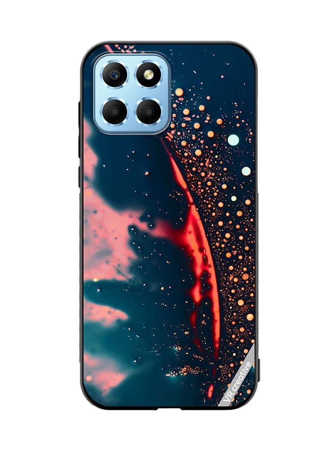 VR CREATIVE غطاء حماية لهاتف Honor X8 5G بتصميم الأرض متعدد الألوان - Image 1