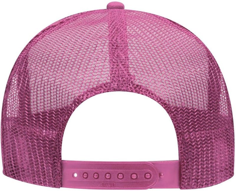 Polyester Foam Front 5 Panel High Crown Mesh Back Trucker Hat
