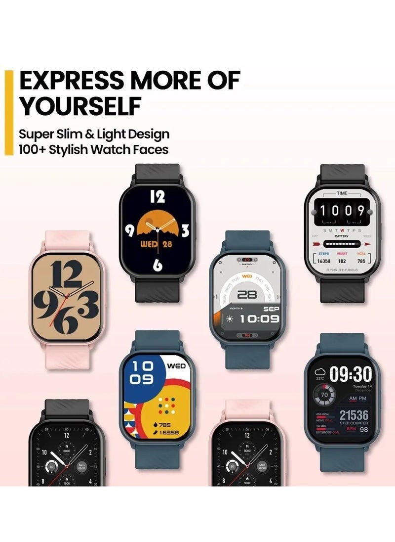 Zeblaze - GTS 3 Smart Watch Full Touch Bluetooth Call 280mAh 2.03 Inch HD Screen, Blood/Oxygen/Heart Rate Monitoring Fitness Smart Watch for Android IOS - Image 1