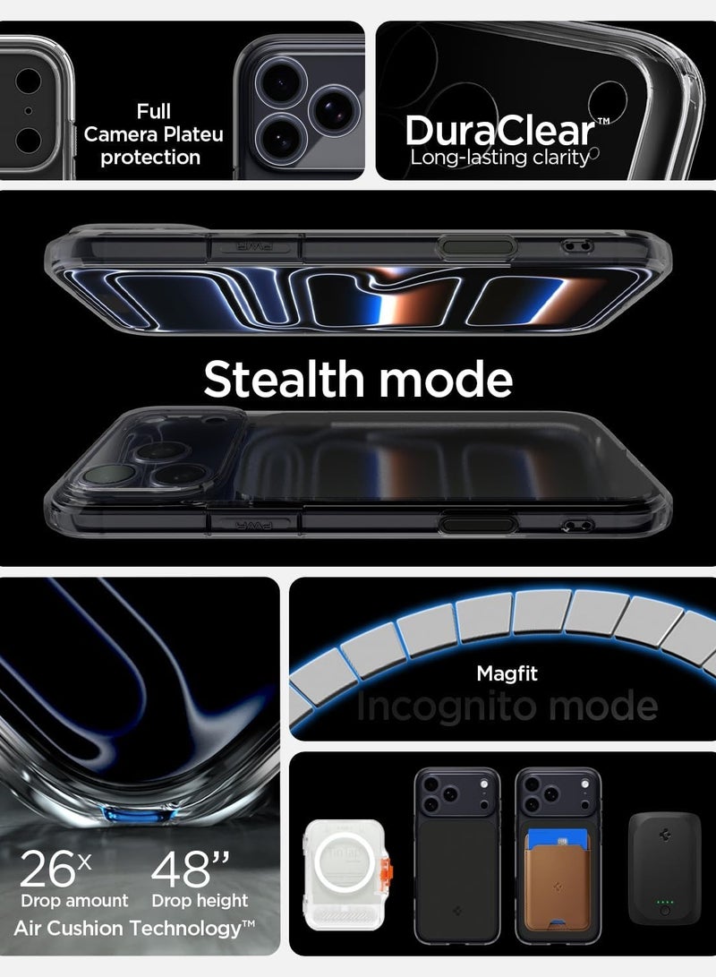 Spigen Ultra Hybrid T MagFit for iPhone 17 Pro MAX Case Cover [Camera Control Button Cover] with MagSafe (2025) - Matte Black - Image 3