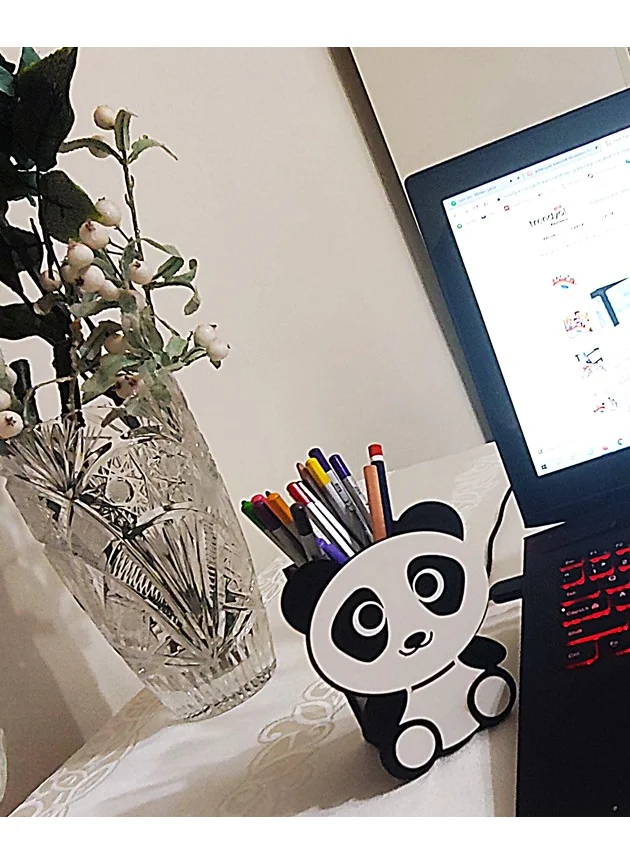 Notpa Panda Desktop Pen Holder Assembled Product