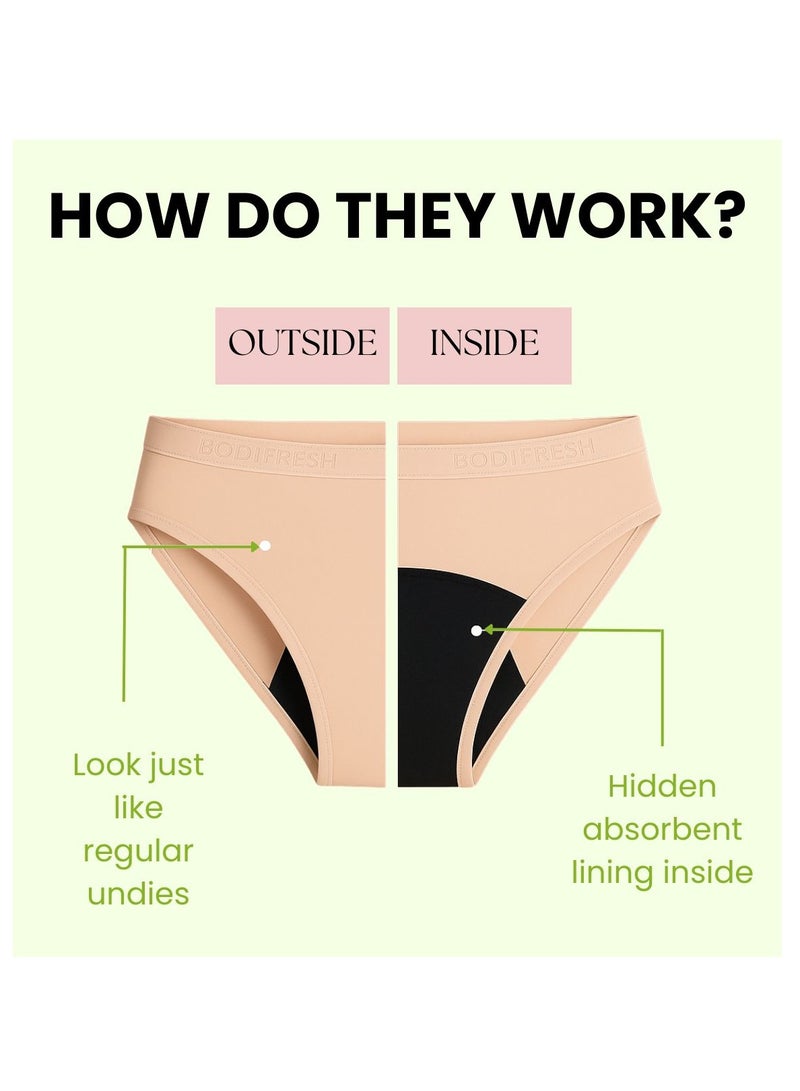 bodi fresh Everyday Leakproof Thong – Period Underwear for Light Flow & Daily Comfort - Image 4