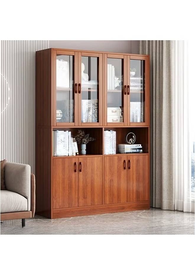 كلناميان رف مكتبة تخزين متعدد الطبقات: تخزين أنيق في منزل الغرفة وخزانة العرض - Image 1