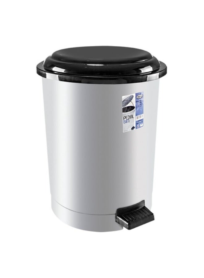 favilla Plastic Pedal Trash Can – 6 L with Soft-Close Lid, Removable Inner Bin, Non-Slip Base, Odor Control, and Easy Cleaning – Suitable for Kitchen, Office, and Bathroom - Image 2
