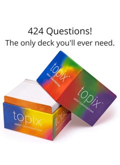 Better Me TOPIX - 424 Conversation Starters, Family Dinner Conversation Cards & Date Night Ice Breaker Topics for Married Couple or Old Friends, Recall Our Best Moments  - Image 4