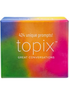 Better Me TOPIX - 424 Conversation Starters, Family Dinner Conversation Cards & Date Night Ice Breaker Topics for Married Couple or Old Friends, Recall Our Best Moments  - Image 1