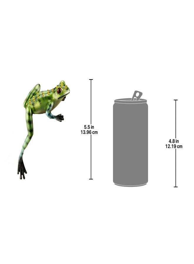 Design Toscano QL3241265 Jungle Forest Tree Frog Shelf Sitter, Full Color - Image 2