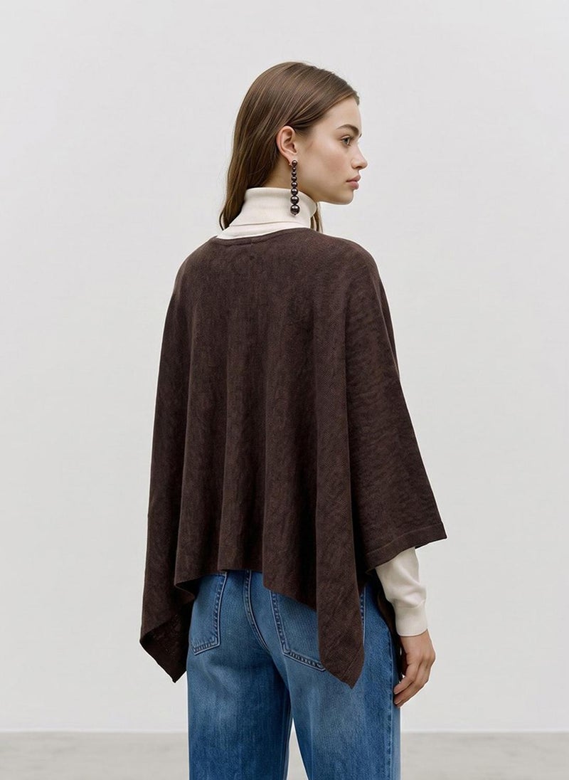 VERO MODA VMKACY Long Sleeve O-Neck Type Cape - Image 4