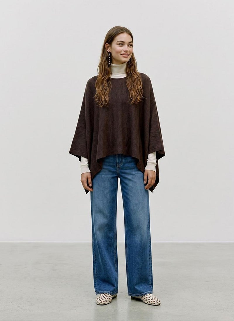 VERO MODA VMKACY Long Sleeve O-Neck Type Cape - Image 1