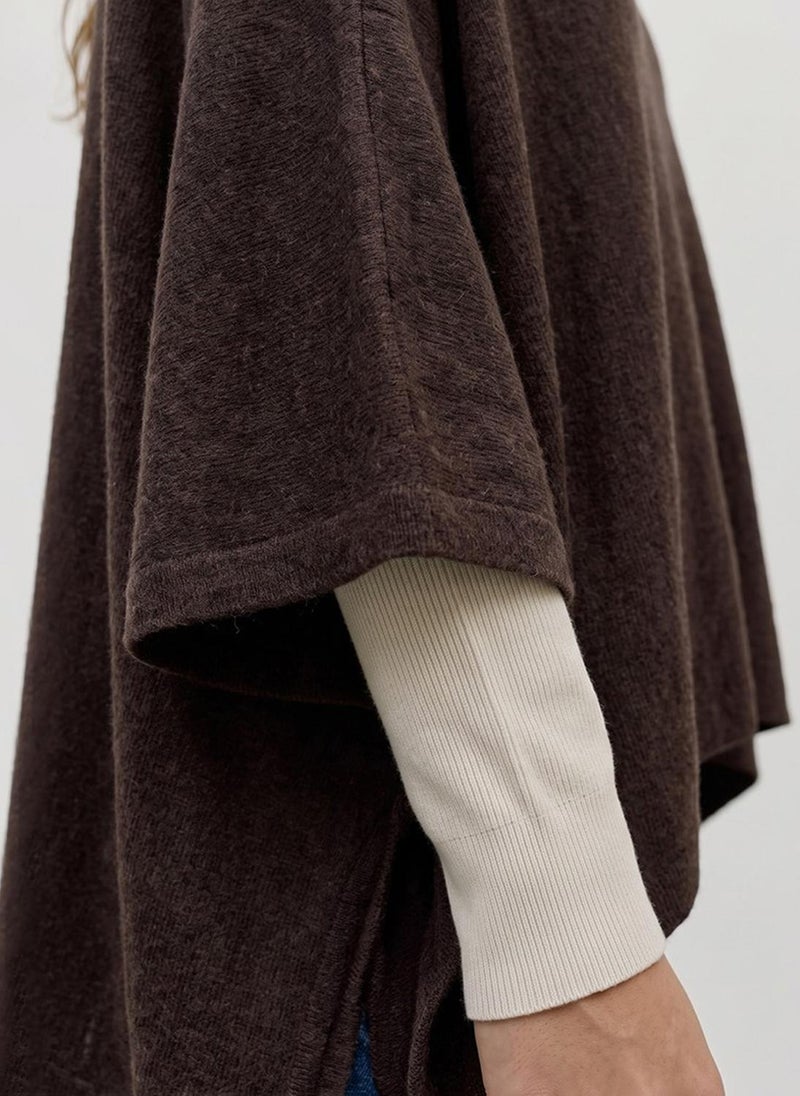 VERO MODA VMKACY Long Sleeve O-Neck Type Cape - Image 3