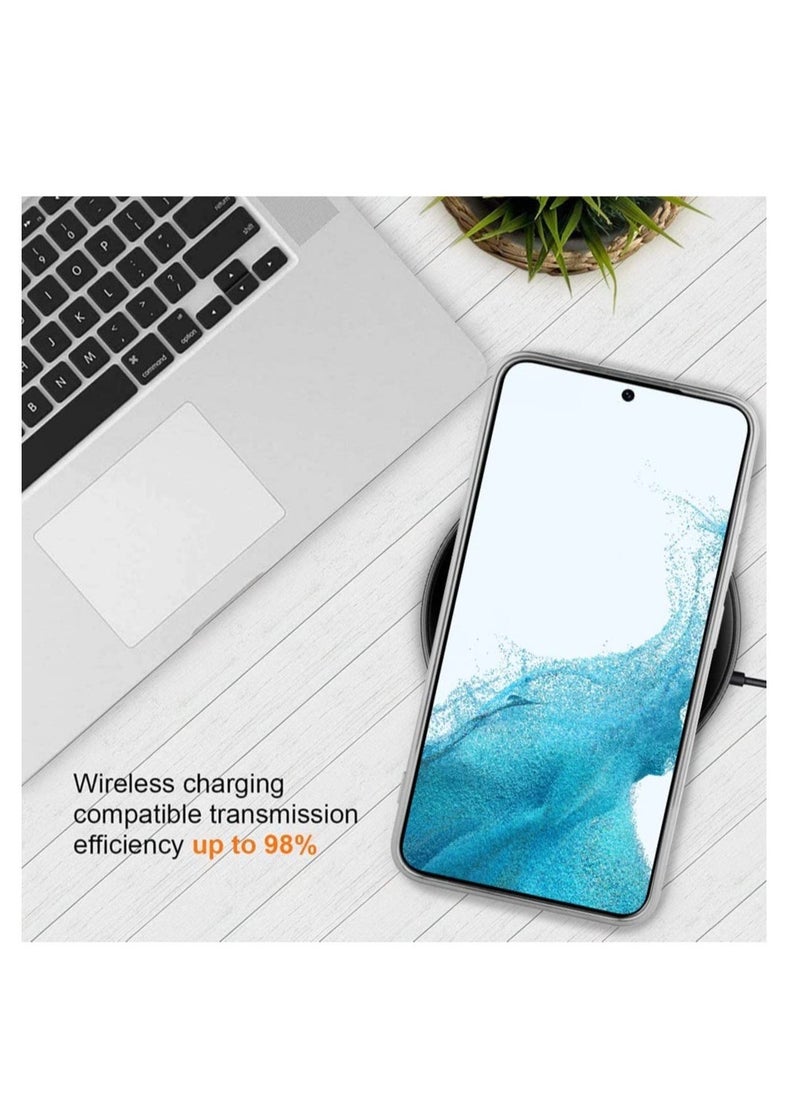 vesus Magnetic Clear Case for Galaxy S23 Plus Case,Compatible with MagSafe, Love Heart Design Electroplated Case Soft TPU Shockproof Full Camera Lens Protective Case for Samsung Galaxy S23 Plus - Image 5