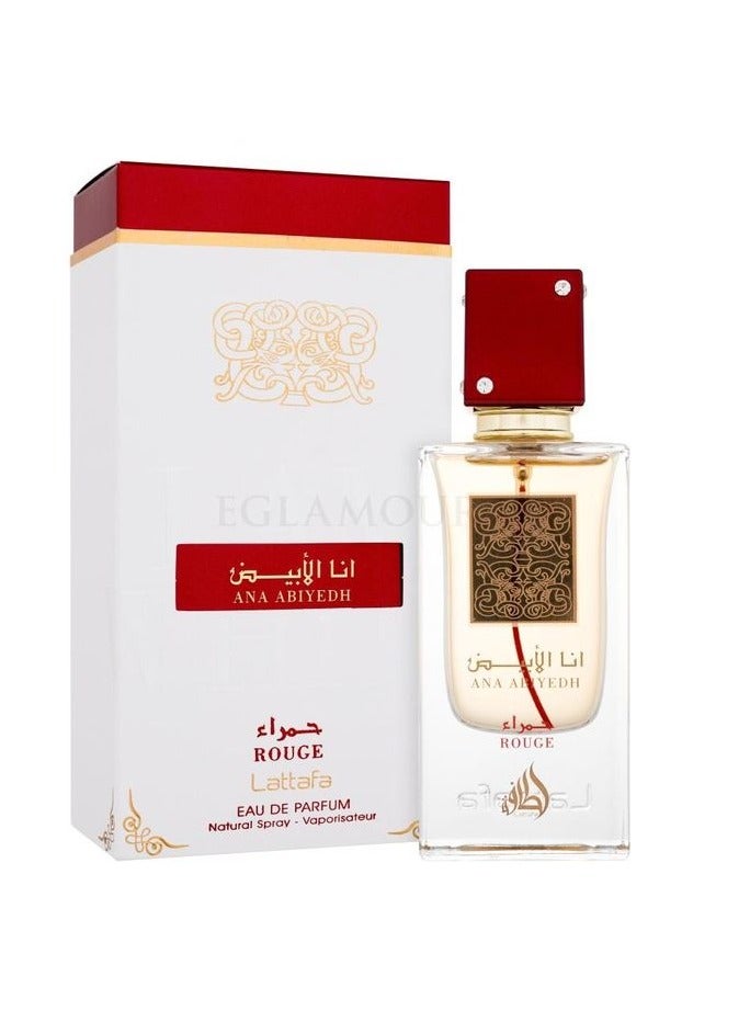 لطافة عطر أنا الأبيض حمراء EDP 60ملليلتر - Image 1