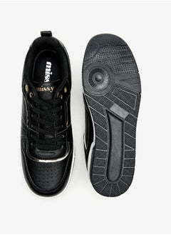 MISSY Women's Textured Sneakers with Lace-Up Closure  - Image 4