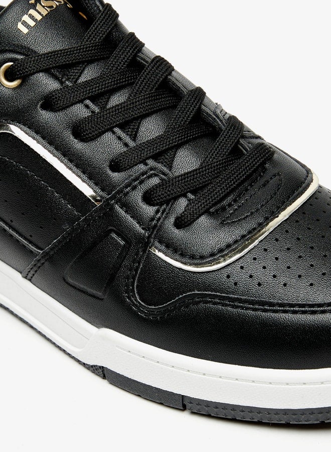 MISSY Women's Textured Sneakers with Lace-Up Closure - Image 5