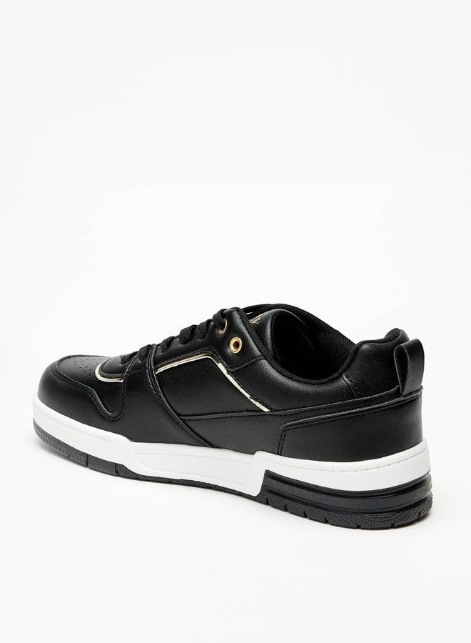 MISSY Women's Textured Sneakers with Lace-Up Closure - Image 2