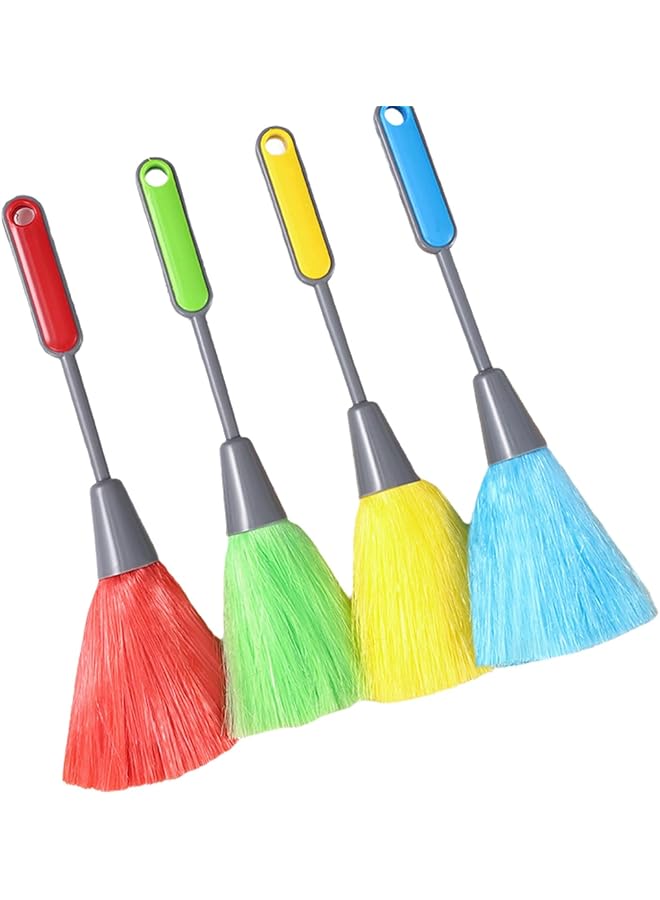 promass 4 Pack 10" Small Microfiber Duster, Small Microfiber Delicate Duster, Perfect for Cleaning Laptop Keyboard, Computer Screen, Books, Photo Frames, Table - Image 1