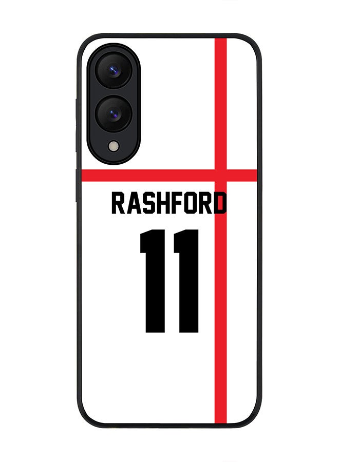 Stylizedd For Samsung Galaxy S25 Edge Case,Slim fit Camera Protection, Shockproof Thin Phone cover  - Football - England,  RashFord