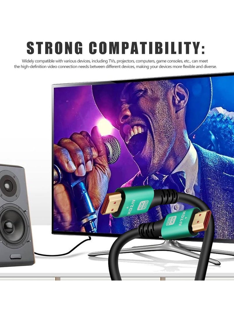 Puli Ultra High Speed HD Cable 8K 5M | HD 8K Cable Ultra HD - Game Console HD Cable, Data Transfer HD Cord for Computer, HDTV, Monitor, Support Full HD Video - Image 4
