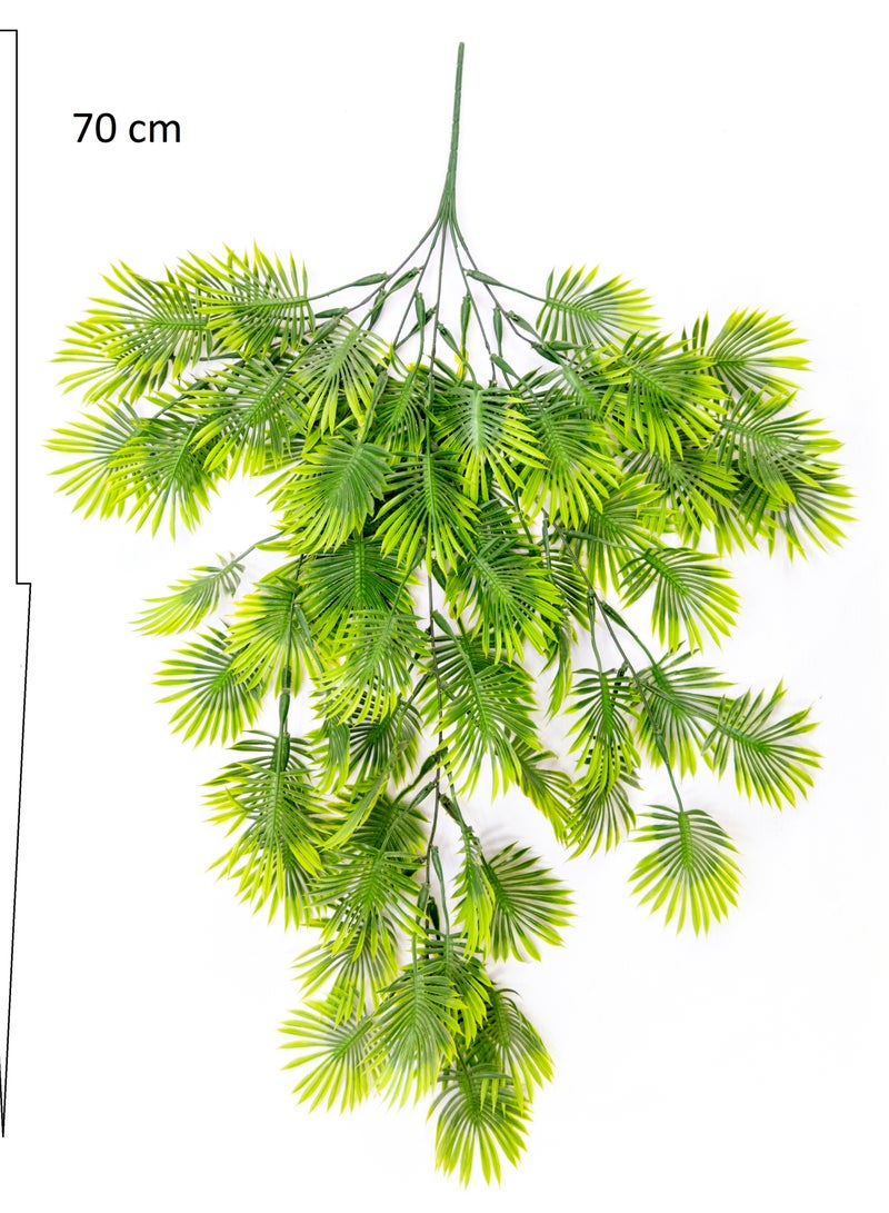 2 Artificial Hanging Flowers, 5 Branches, Multi-Colors, 70 cm, UV Resistant, Fake Plastic, Faux Flower, Fabric Vine for Indoor Outdoor Garden, Porch Eave, Wedding Wall Décor, Party, Home, Garden, Wall Arch, Floral Decoration - Image 1
