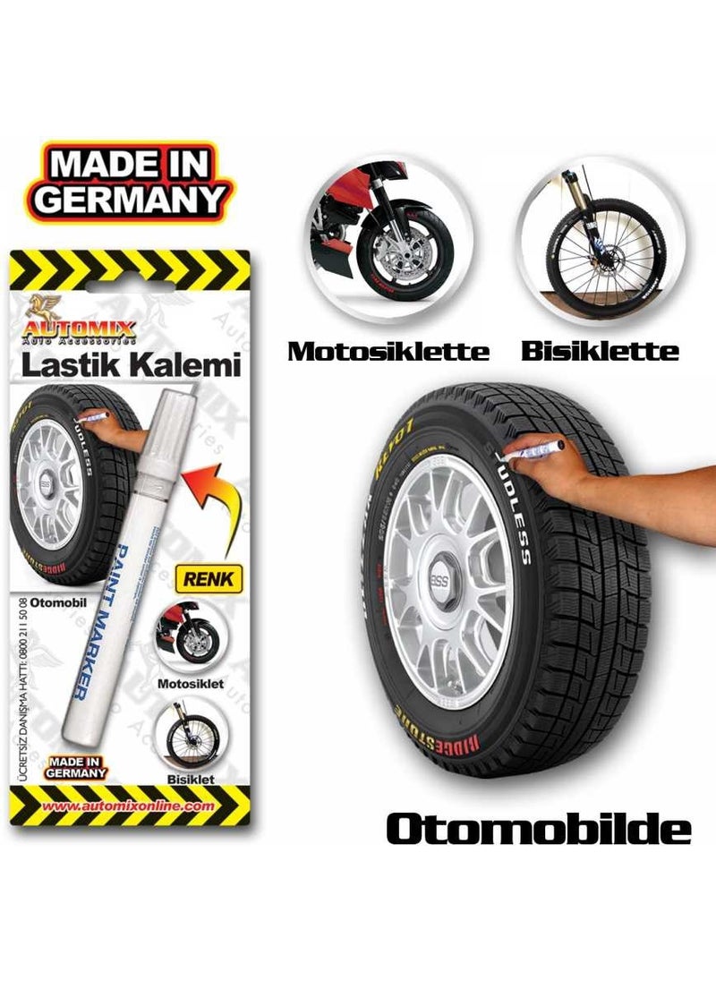 Automix Auto Tire Marker White 