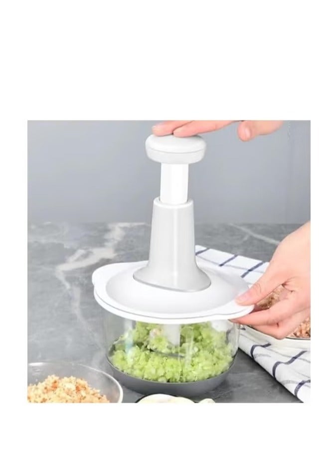 2 liter chopper for cutting vegetables, onions and meat manually  - Image 2
