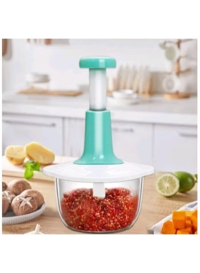 2 liter chopper for cutting vegetables, onions and meat manually  - Image 1
