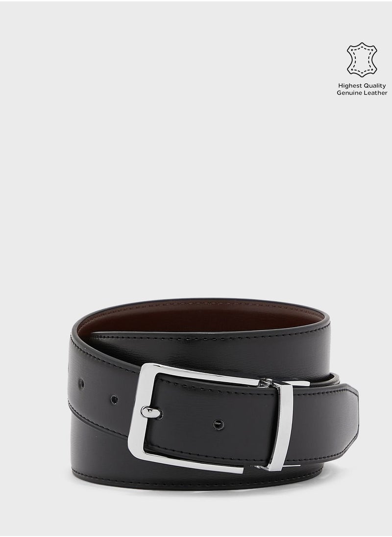 Robert Wood Genuine Leather Reversible Belt  - Image 1