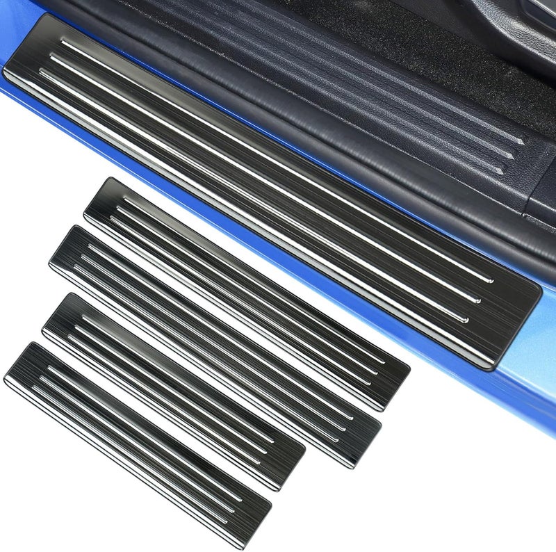 BILOPER Stainless Steel Door Sill Protector for Ford Ranger 2024-2025 - Image 1