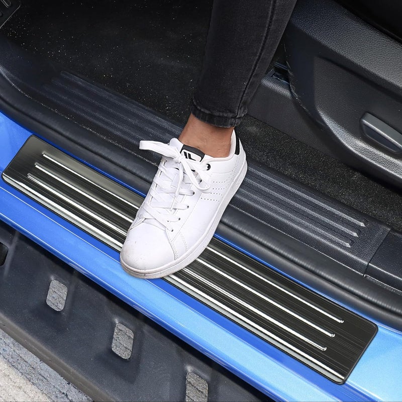 BILOPER Stainless Steel Door Sill Protector for Ford Ranger 2024-2025 - Image 2