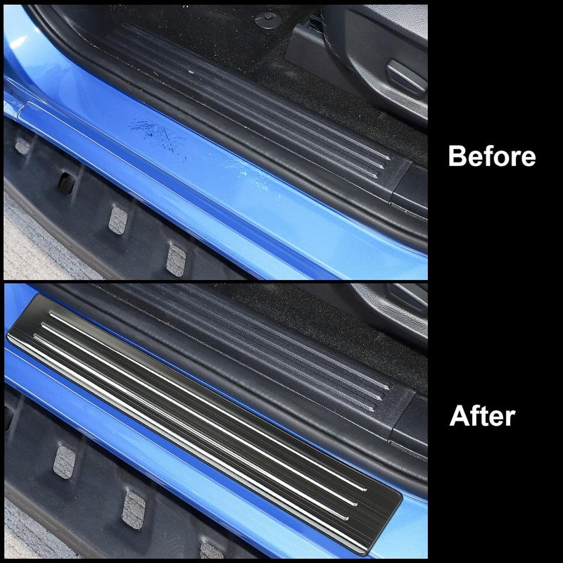BILOPER Stainless Steel Door Sill Protector for Ford Ranger 2024-2025 - Image 3