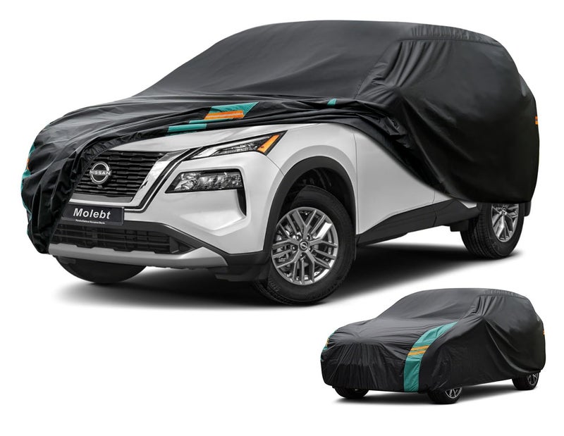 Molebt SUV Cover Waterproof All Weather for SUV Jeep Universal Fit for Honda CRV Toyota RAV4 Subaru Outback BMW X3 Nissan Rogue etc Rain Winter Sun Protection Length 182190 - Image 2
