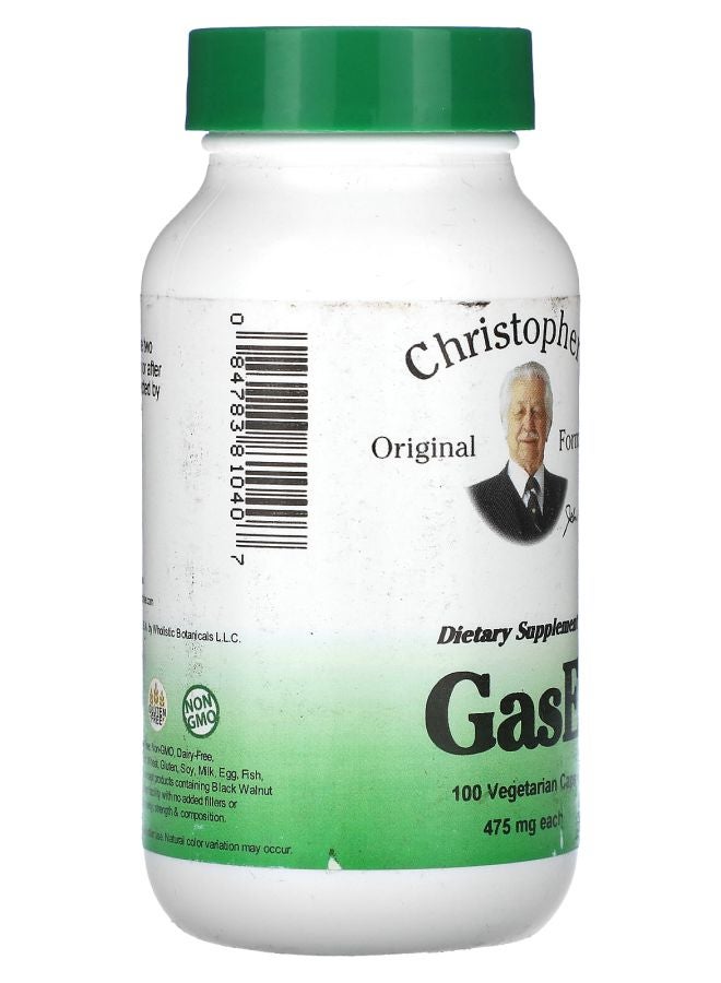 Christopher's Original Formulas غاز إي 475 ملغ 100 كبسولة نباتية - Image 2