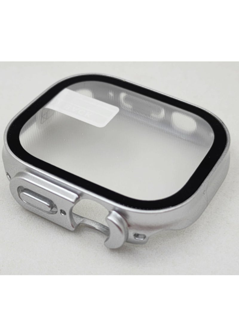 Generic - Apple Watch Ultra 49mm TPU Hard Protective Case - Silver - Image 1