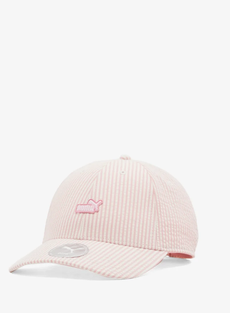 PUMA Essential No.1 Logo Patch Seersucker Baseball Cap