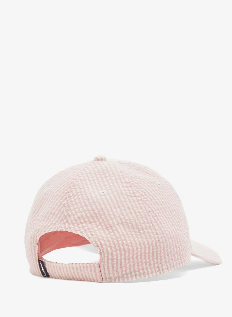 PUMA Essential No.1 Logo Patch Seersucker Baseball Cap