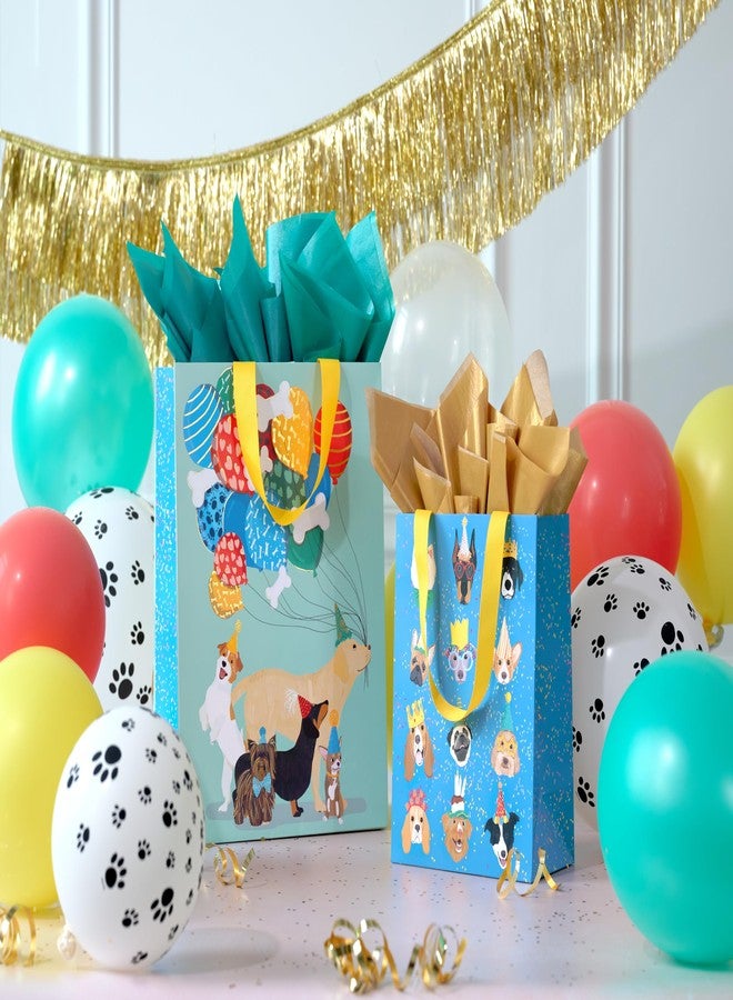 Papyrus 9" Medium Gift Bag (Birthday Dogs for Birthdays and All Occasions (1 Bag - Image 5
