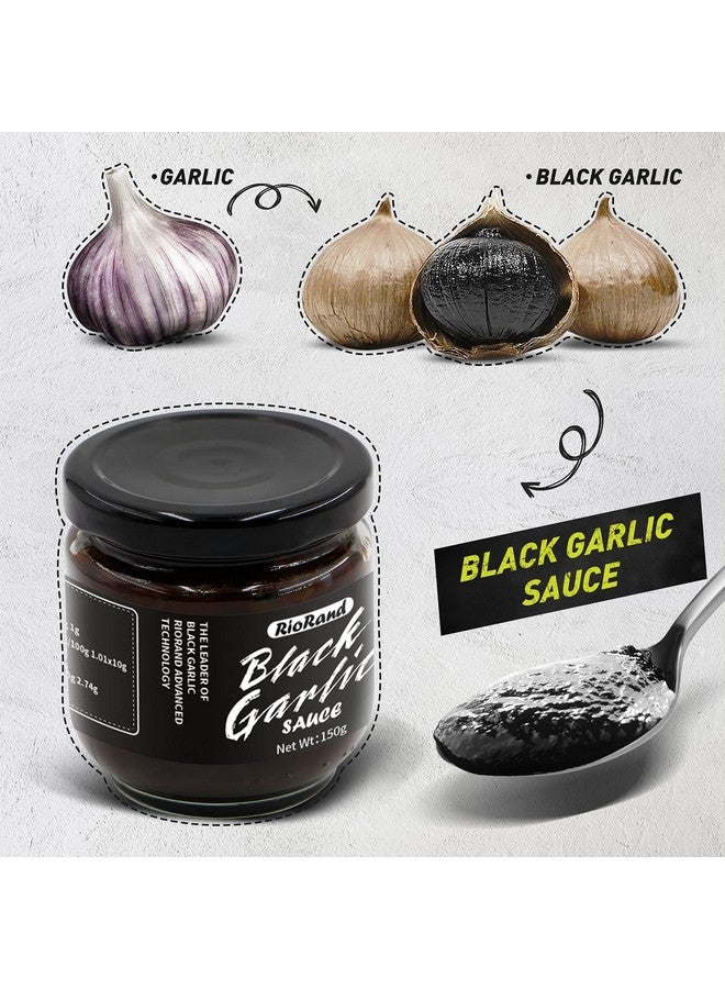 RioRand Black Garlic Sauce 150g/5.29oz Black Garlic Puree Canned - Image 3